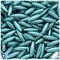BeadTin Teal Pearl 19mm Spaghetti Plastic Craft Beads (150pcs)